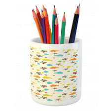 Pastel Colored Toddler Pencil Pen Holder