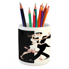 Dancing Couple Pencil Pen Holder