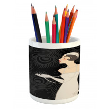 Art Deco Design Pencil Pen Holder