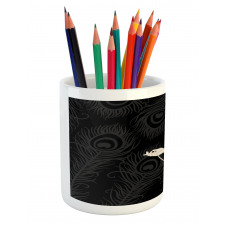 Art Deco Design Pencil Pen Holder