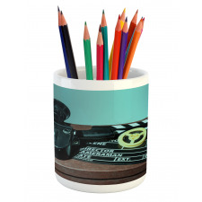 Camera Clapper Pencil Pen Holder