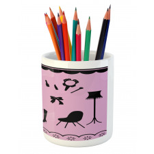 Boutique Shop Elements Pencil Pen Holder