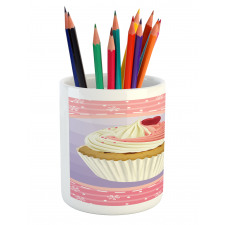 Yummy Pastry Floral Pencil Pen Holder