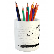 Couple Romance Theme Pencil Pen Holder