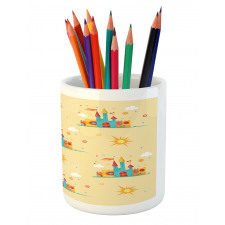 Medieval Castle Pencil Pen Holder