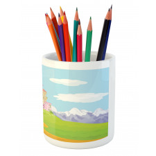 Magnificent Castle Pencil Pen Holder