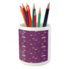 Abstract Curls Pencil Pen Holder