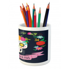 Colorful Wreath Pencil Pen Holder