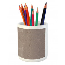 Zebra Stripes Print Pencil Pen Holder