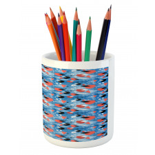 Exotic Aquatic Animals Pencil Pen Holder