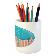 Snow Globe Inspiration Pencil Pen Holder