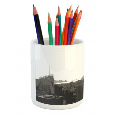 Aerial View of the City Pencil Pen Holder