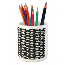 Countryside Flowers Pencil Pen Holder