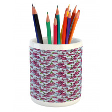 Flowering Branches Pencil Pen Holder