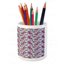 Flowering Branches Pencil Pen Holder