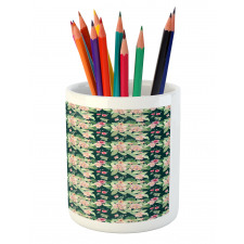 Garden Design Pencil Pen Holder