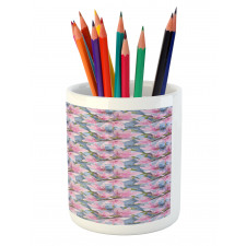 Low Poly Nature Scene Pencil Pen Holder