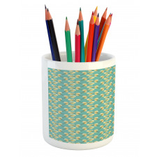 Sprouting Flower Twigs Pencil Pen Holder