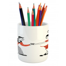 Retro Fashion Style Pencil Pen Holder