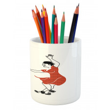 Retro Fashion Style Pencil Pen Holder