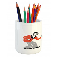 Retro Fashion Style Pencil Pen Holder