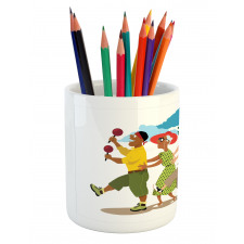 Line Dance Holiday Pencil Pen Holder