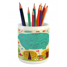 Doodle Nature Woodland Pencil Pen Holder