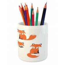 Simple Style Cartoon Animals Pencil Pen Holder