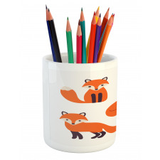 Simple Style Cartoon Animals Pencil Pen Holder