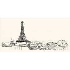 Paris over Roofs House Pencil Pen Holder