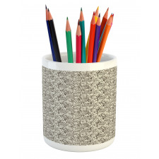 Bulky Leaves Pencil Pen Holder