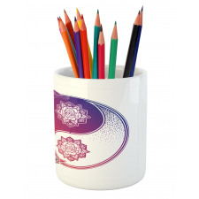 Oriental Crescent Moon Pencil Pen Holder