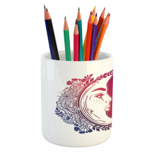 Oriental Crescent Moon Pencil Pen Holder