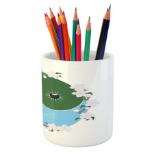 Cherry Blossom of Japan Pencil Pen Holder