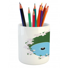 Cherry Blossom of Japan Pencil Pen Holder