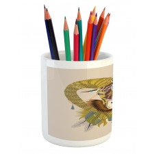 Animal Head Pencil Pen Holder