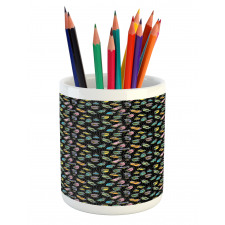 Doodle Goat Clothes Pencil Pen Holder