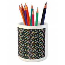 Doodle Goat Clothes Pencil Pen Holder