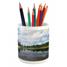 Forest River Scenery Pencil Pen Holder