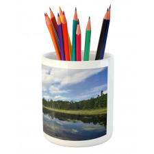 Forest River Scenery Pencil Pen Holder