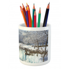 Frozen Minnehaha Fall Pencil Pen Holder