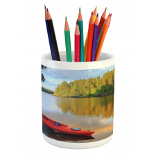 Canoe Lake Autumn Pencil Pen Holder