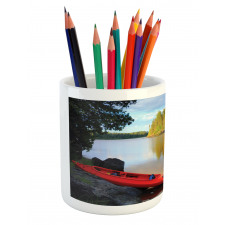 Canoe Lake Autumn Pencil Pen Holder