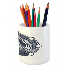 Celtic Style Hills Pencil Pen Holder