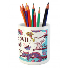 Alice in Wonderland Pencil Pen Holder