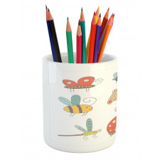 Nursery Doodle Bugs Pencil Pen Holder