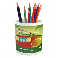 Bug with a Hat Pencil Pen Holder