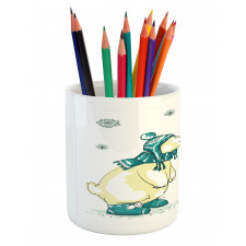 Friends Fish Xmas Pencil Pen Holder