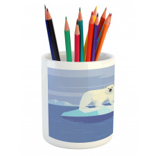 Icy Rocks Habitat Pencil Pen Holder