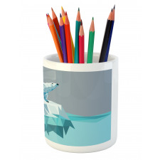 Fractal Bear Iceberg Pencil Pen Holder